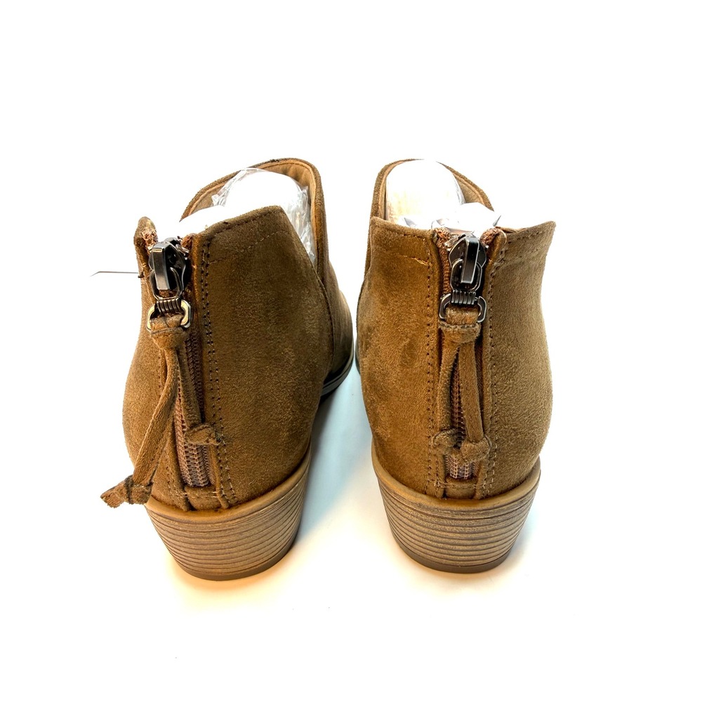 Journee Collection Women's Livvy Side Split Ankle Booties Taupe Size 8W NWT/BOX - Picture 7 of 8